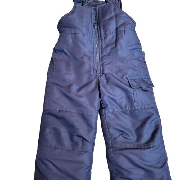 Boy's Size 2T London Fog Snow Bibs Navy Blue - Picture 1 of 4